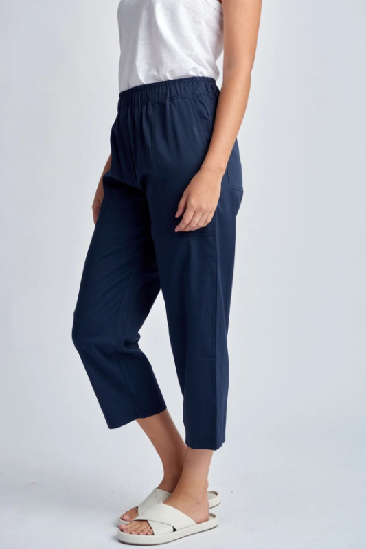 Cloth Paper Scissors Front Pocket Cotton Pants | Navy