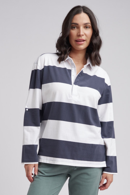 Cloth Paper Scissors Stripe Boyfriend Rugby