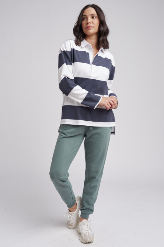 Cloth Paper Scissors Stripe Boyfriend Rugby