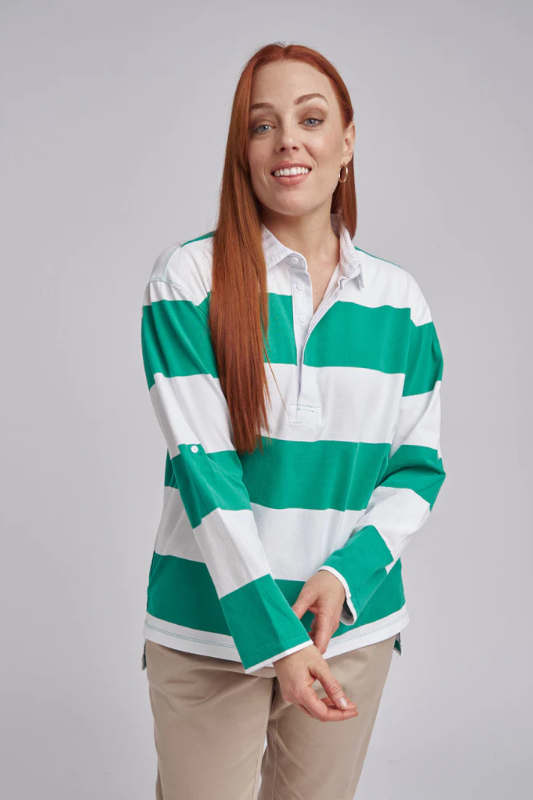 Cloth Paper Scissors Stripe Boyfriend Rugby