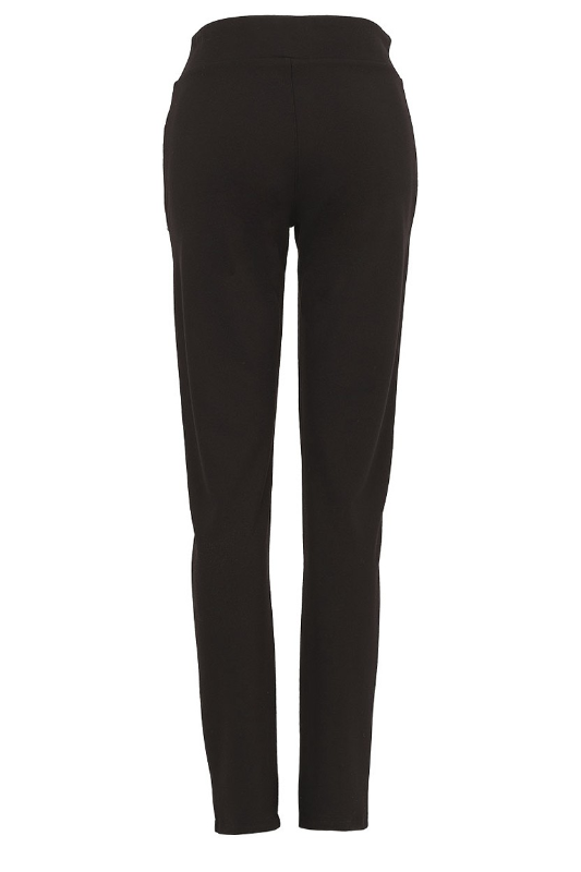 Dolcezza Slim Full Length Trousers with Pockets | Black | 74164