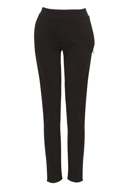 Dolcezza Slim Full Length Trousers with Pockets | Black | 74164