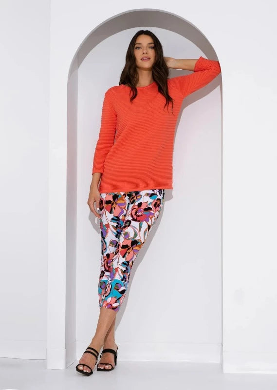 Lisette Thinny Crop Pant | 25inch | Monticello Print