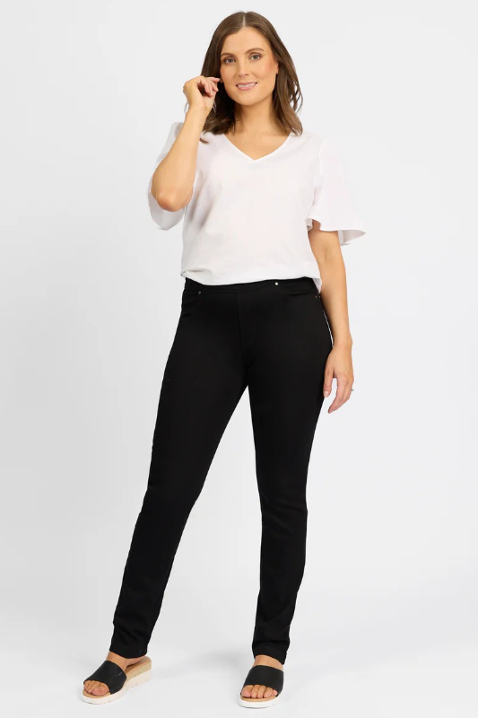 Macjays California Stretch Denim Pull On Jeans