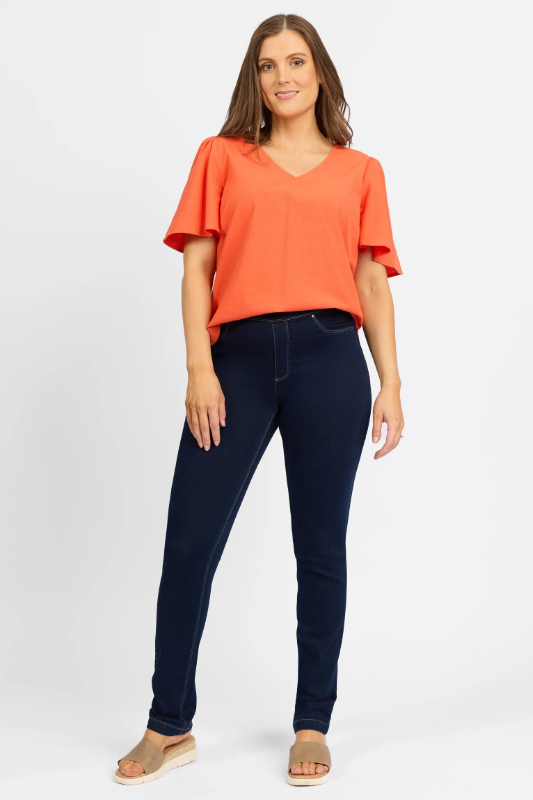 Macjays California Stretch Denim Pull On Jeans