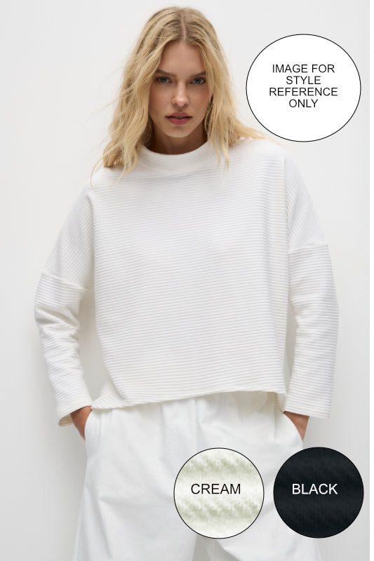 Mela Purdie Arc Sweater in Ridge Ponte