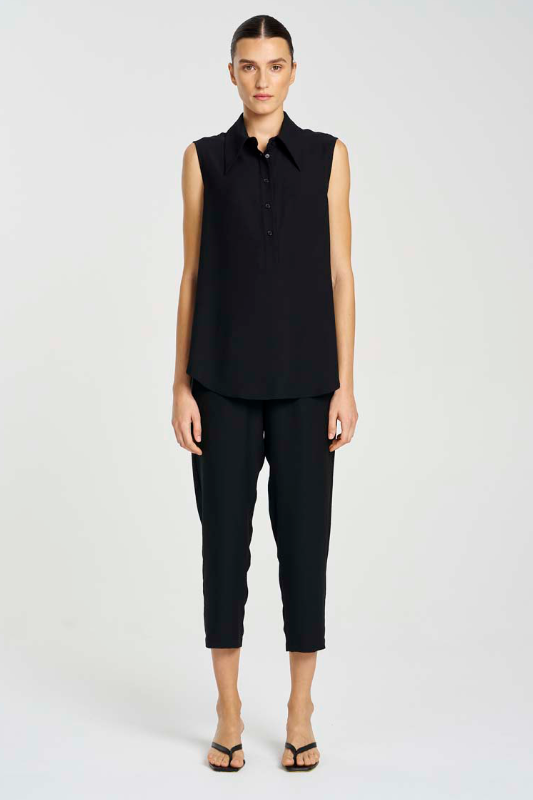 Mela Purdie Capri Pant | Denier | Black