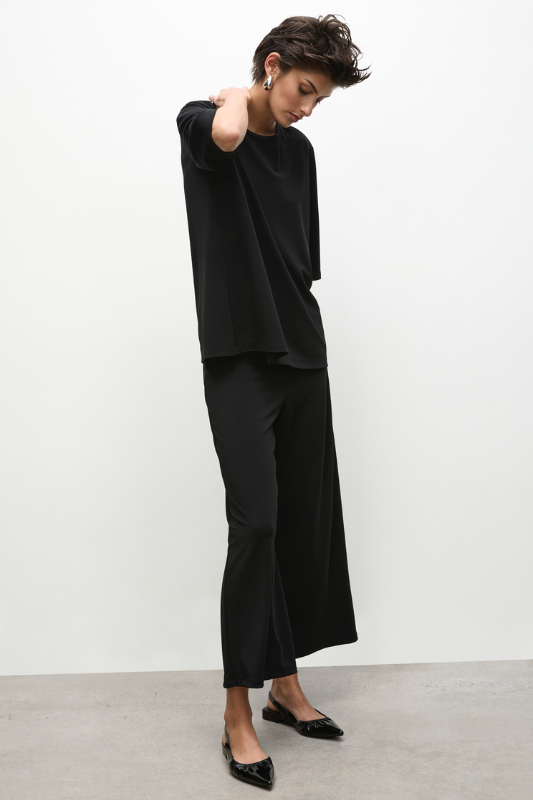 Mela Purdie Crop Palazzo Pant | Powder Knit