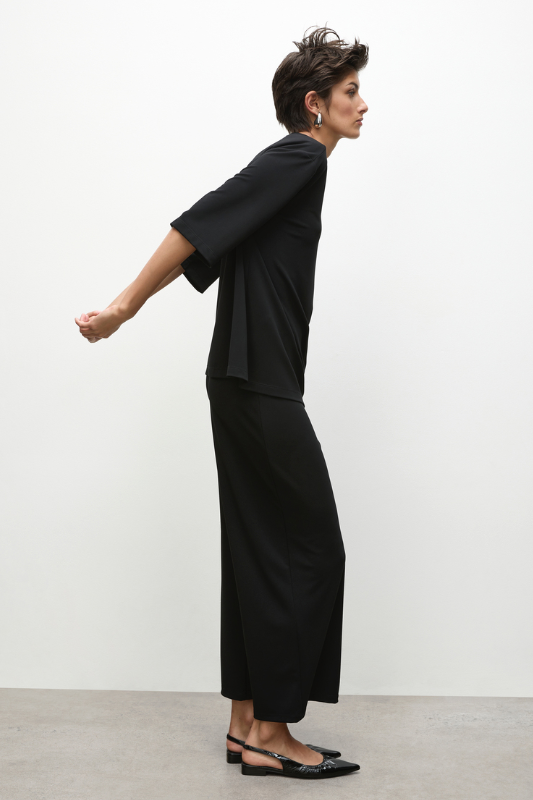 Mela Purdie Crop Palazzo Pant | Powder Knit