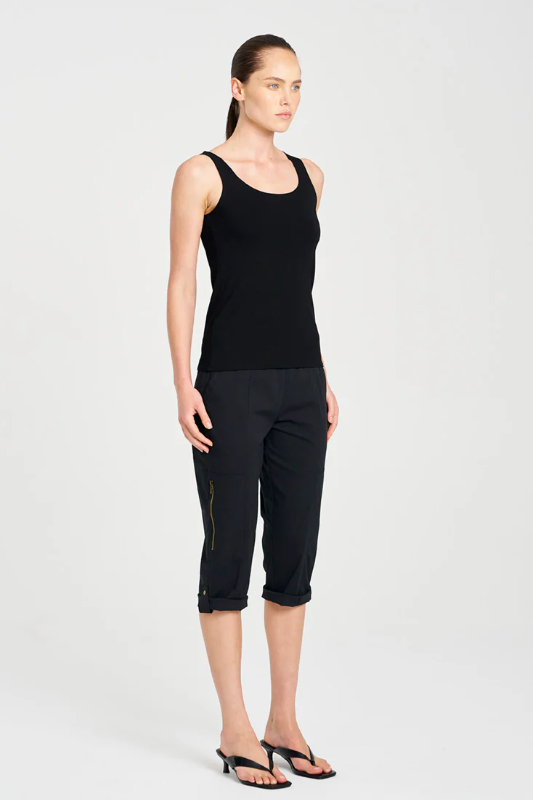 Mela Purdie Cropped Zip Cargo | Microprene