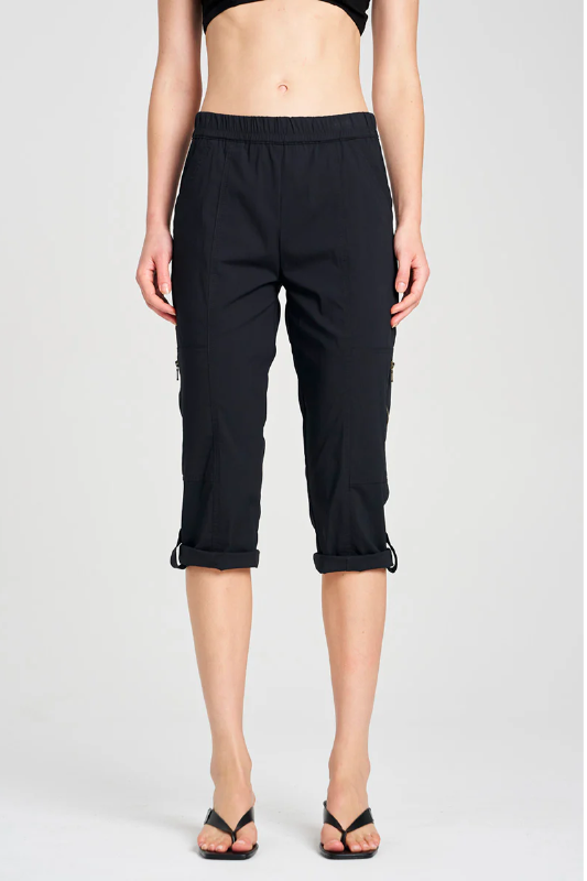 Mela Purdie Cropped Zip Cargo | Microprene