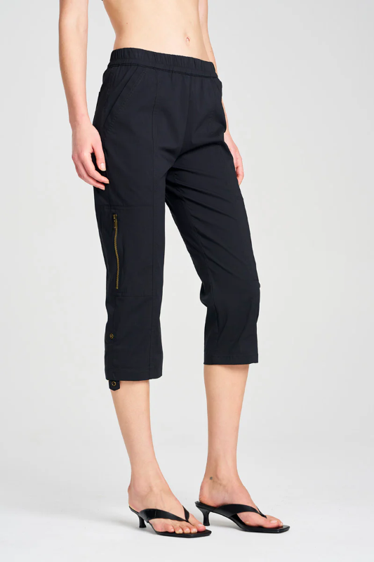 Mela Purdie Cropped Zip Cargo | Microprene