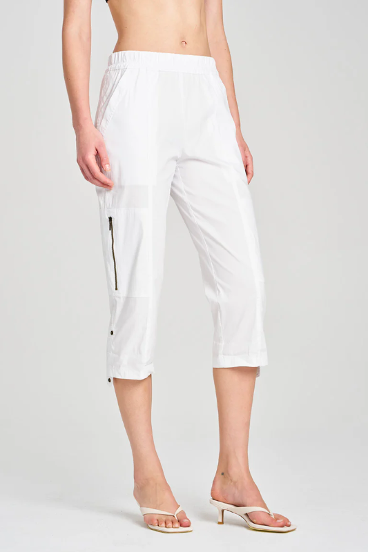 Mela Purdie Cropped Zip Cargo | Microprene