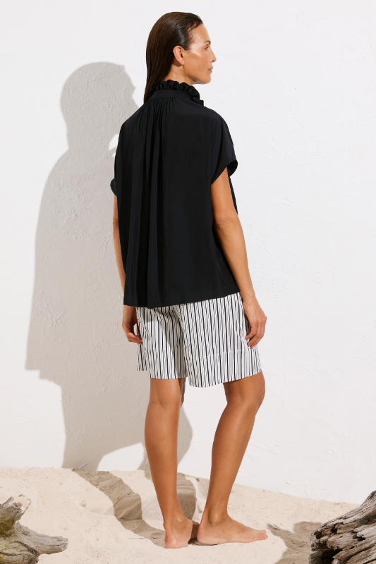 Mela Purdie Cruise Short | Calico Stripe Popilene