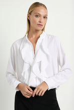 Load image into Gallery viewer, Mela Purdie Ripple Blouse in White Mache
