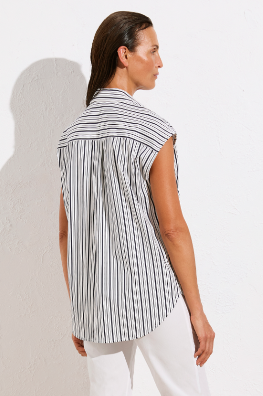Mela Purdie Slice Shirt | Calico Stripe Popilene