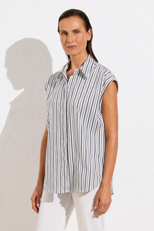 Mela Purdie Slice Shirt | Calico Stripe Popilene