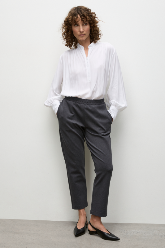 Mela Purdie Soft Zip Blouse | White | Mache