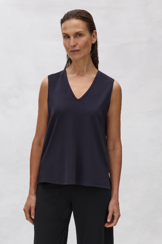 Mela Purdie V Tank | Powder Knit