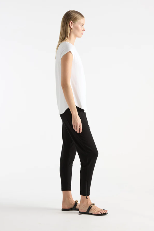 Mela Purdie Zip Stiletto Pant | Matte Jersey