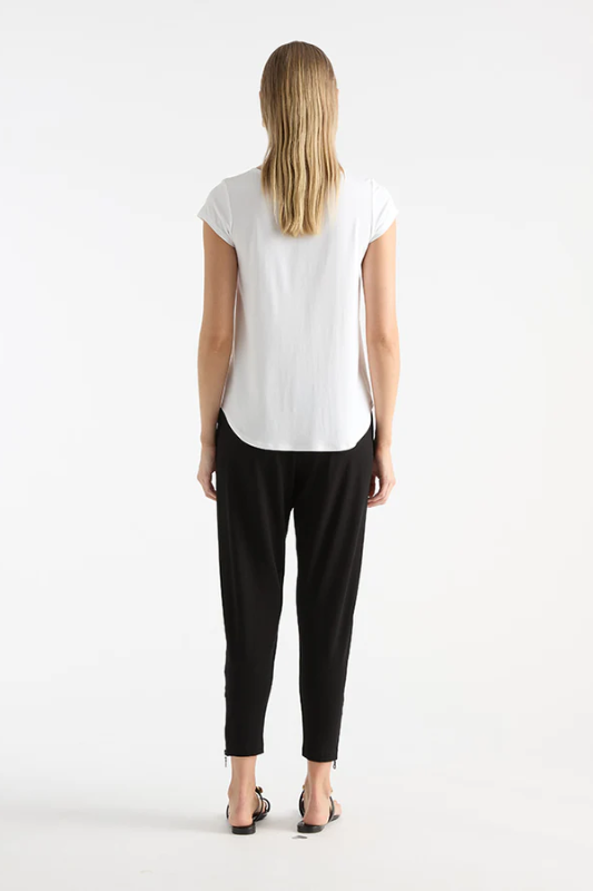 Mela Purdie Zip Stiletto Pant | Matte Jersey