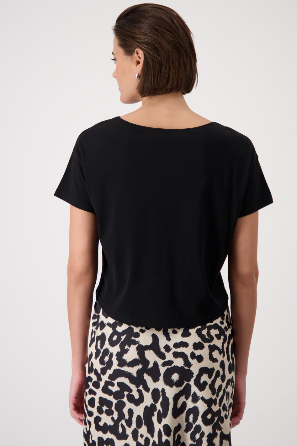 Monari T-Shirt with Sequins in Black