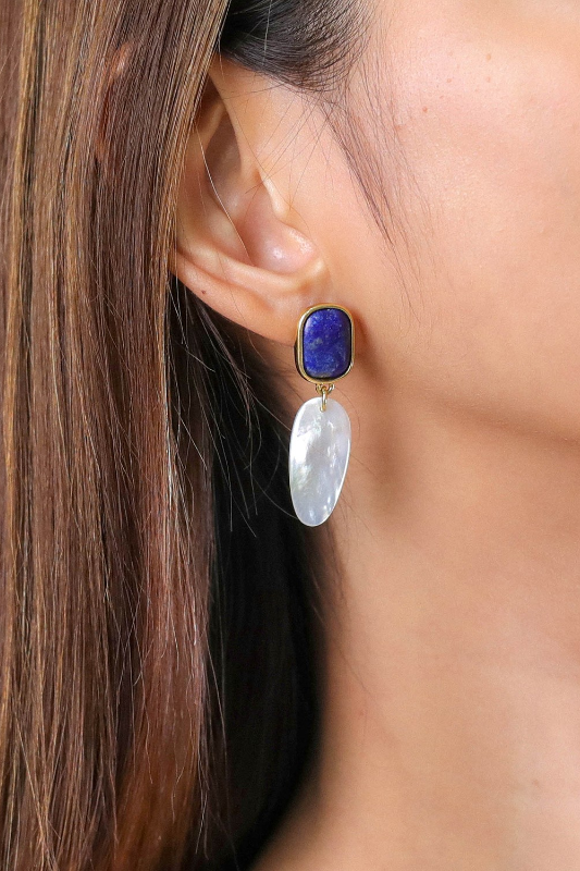 Nature Bijoux Simple Post Earrings | Cobalt Collection