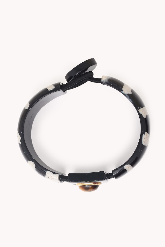 Nature Bijoux Articulated Bracelet with Button Lock | Zebra Collection