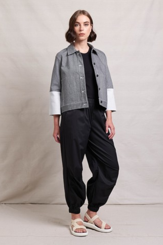 Neris Papercraft Pant | Black