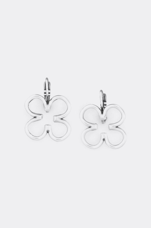 Ori Tao French Hook Clover Earrings | Silver | Clover Collection