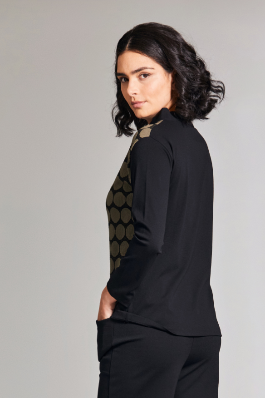 Peruzzi Circle Knit | Ecru/Black | W24177