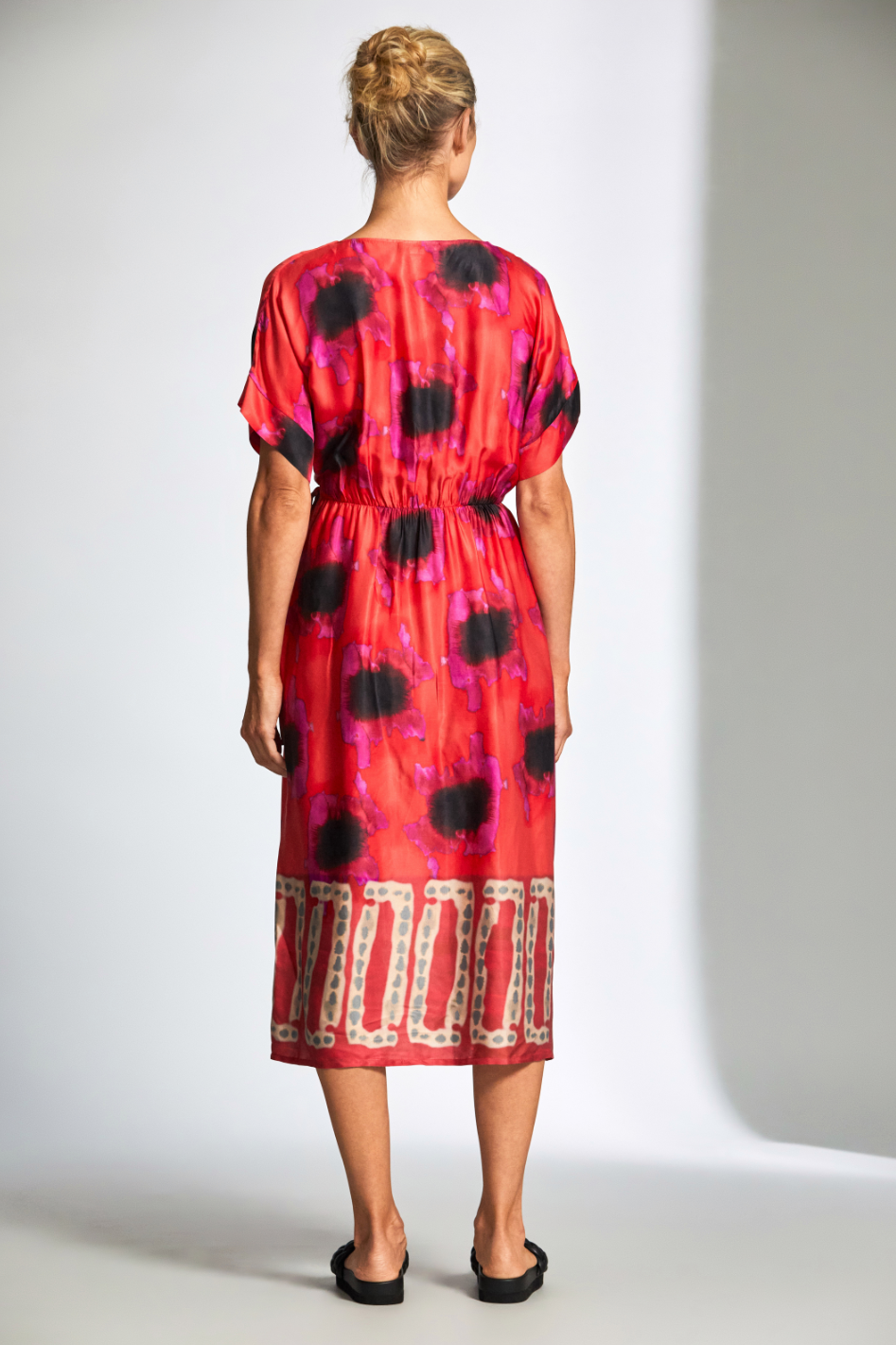 Peruzzi Printed Dress in Tomato