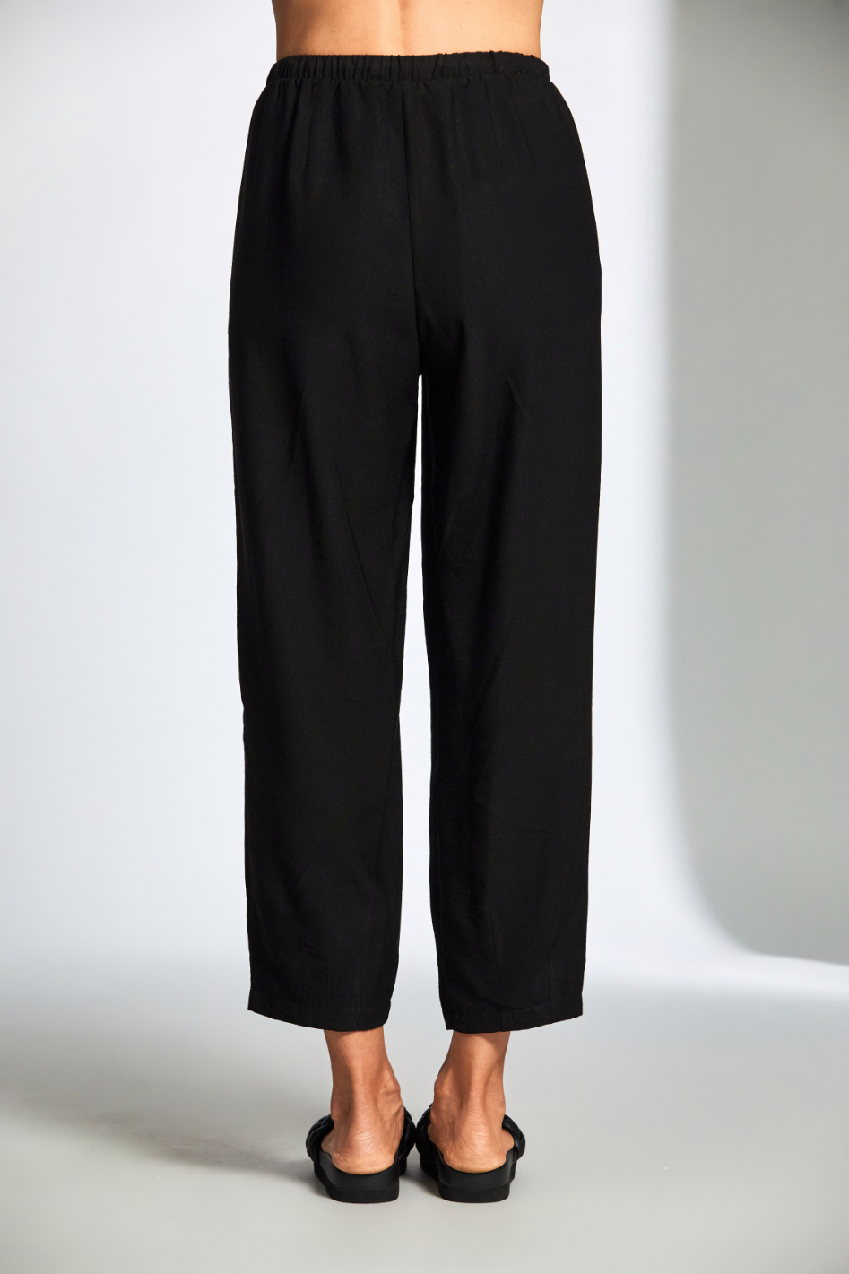 Peruzzi Seer Sucker Trouser | Black | 25406