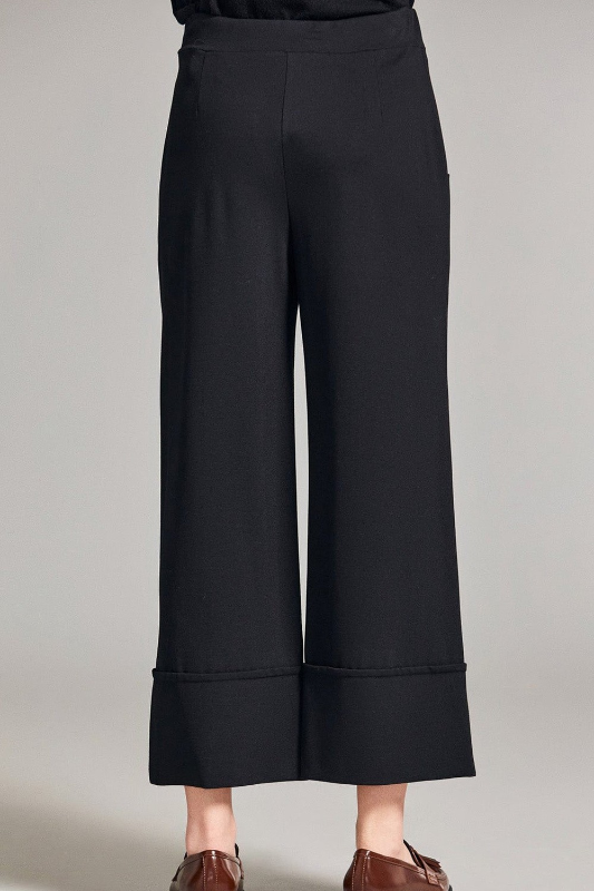 Peruzzi Wide Leg Crop | Black | W24144