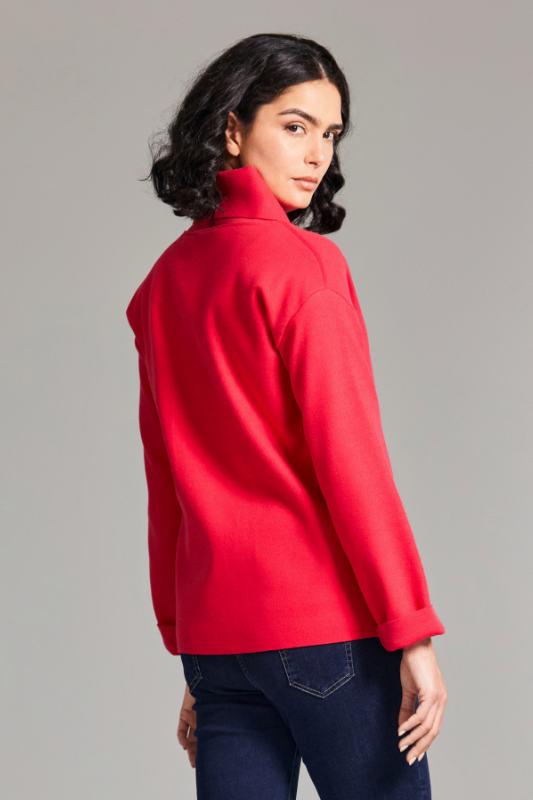 Peruzzi Zip Jacket | Strawberry | W24180