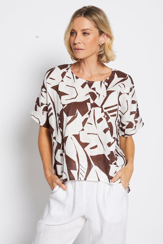 Philosophy Jessica Pocket Tee | Jungle Choc