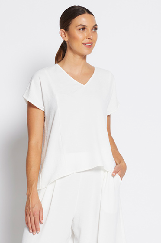 Philosophy Menzie V Neck Tee | White