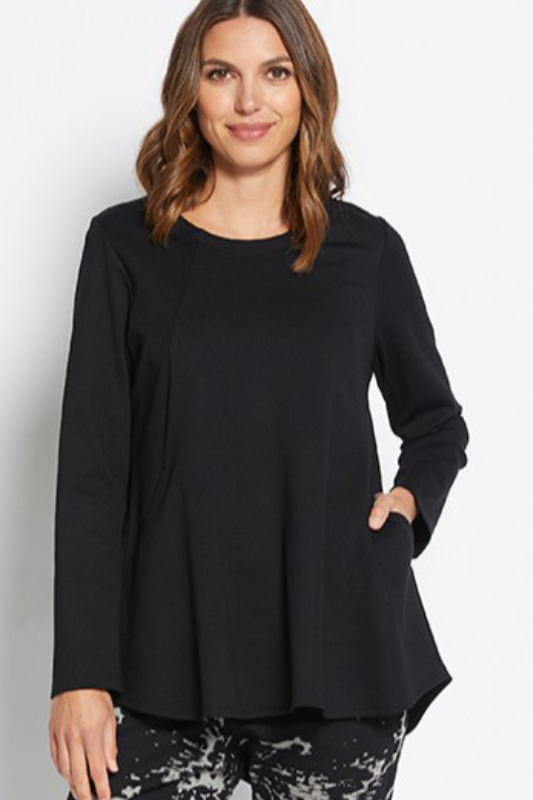 Philosophy Redleigh Ponte Panel Tunic | Black