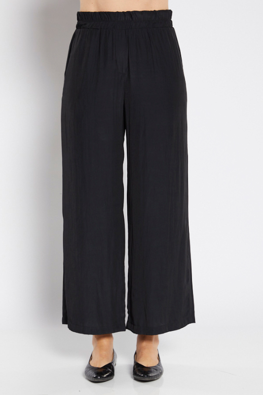 Philosophy Violin Full Length Wide Pant | Lustre | Black