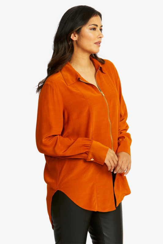 Ping Pong Allegra Zip Shirt | Cashew