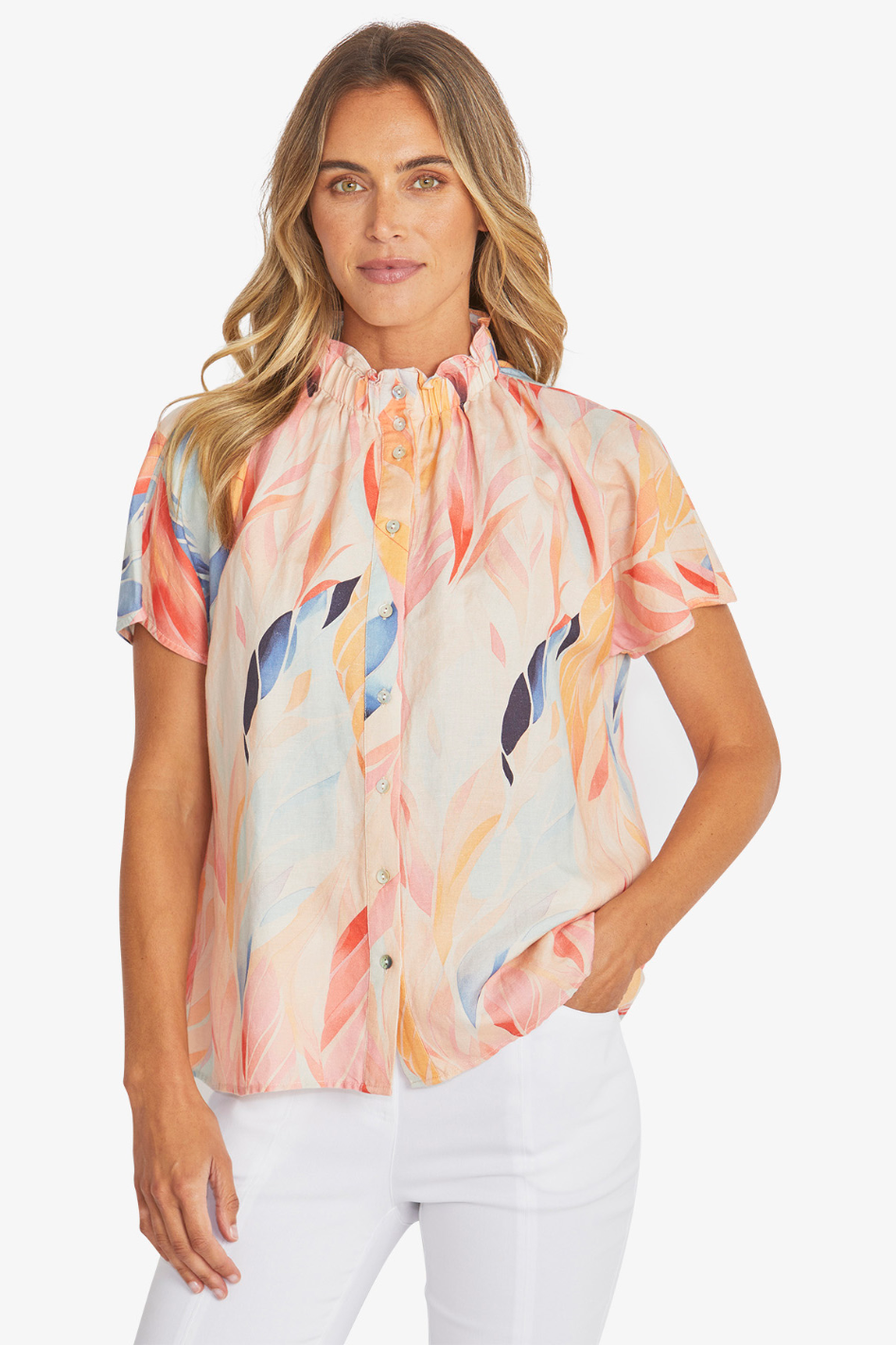 Ping Pong Cressida Blouse | Cressida Print | 595310
