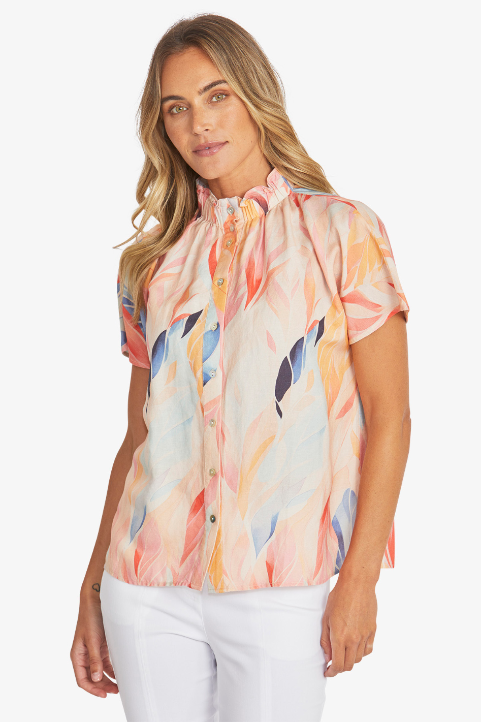 Ping Pong Cressida Blouse | Cressida Print | 595310