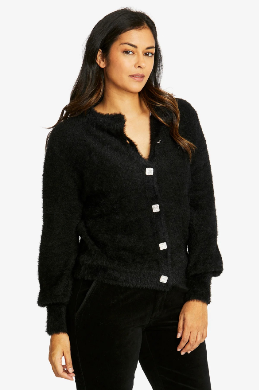 Ping Pong Louise Cardigan | Black