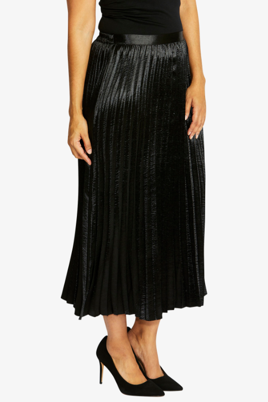Ping Pong Shimmer Skirt | Black