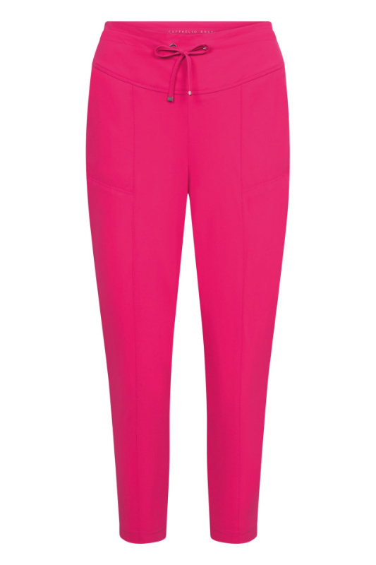 Raffaello Rossi Azra 6/8 Hightech Jersey Pant | Deep Pink | 508868
