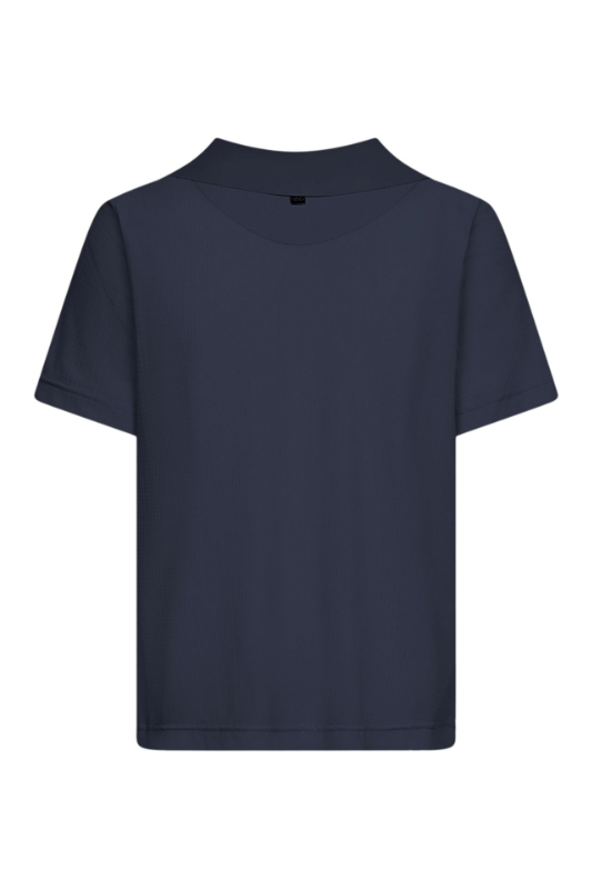 Raffaello Rossi Phina Minisquare Jersey Polo | Navy Blue | 001607