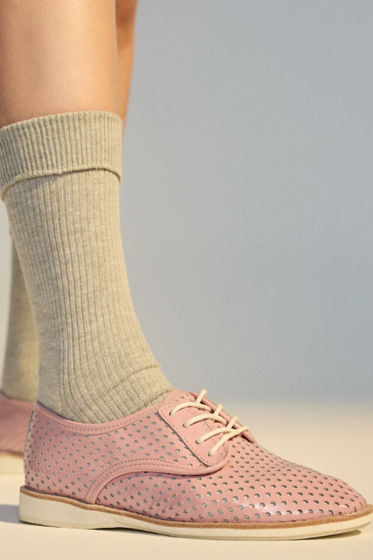 Rollie Nation Derby Punch Overlay | Rose Blush Pink/White