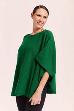 Load image into Gallery viewer, See Saw Merino Luxe Poncho in Green
