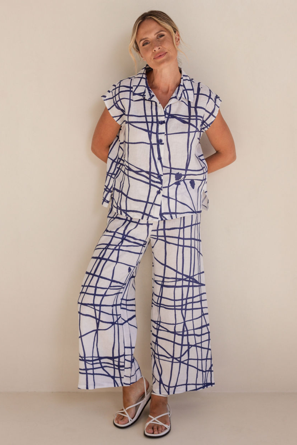 See Saw Extended Sleeve Shirt in Tokyo Streets Denim