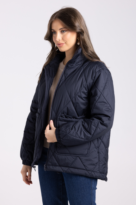 Two T's Puffer Jacket | French Navy